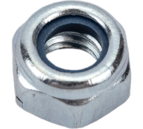 Гайка КРЕП-КОМП с контрящим кольцом DIN985 м6 100шт гс6мф