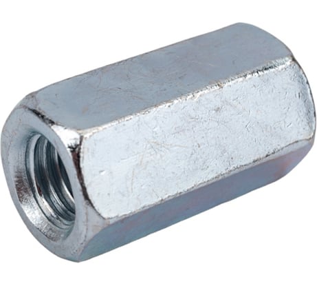 Переходная гайка Стройбат DIN 6334 М12 белый цинк 8 шт 307800