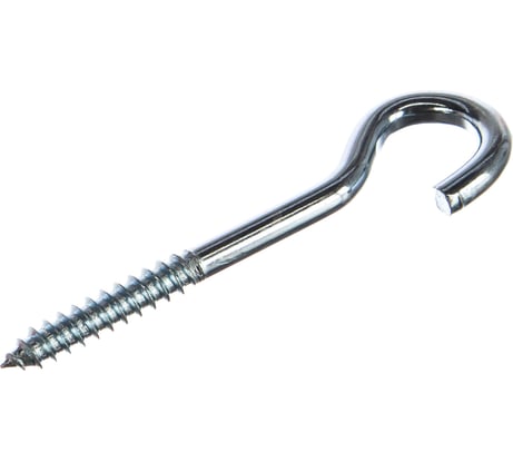 Крюк-полукольцо Стройбат 8,0x100 белый цинк 1 шт 219091
