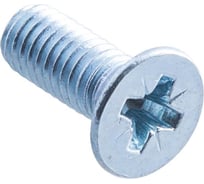 Потайной винт Стройбат DIN 965 М4x16 с гайк.и шайб. белый цинк 20 шт 552940