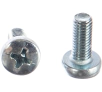 Полукруглый винт Стройбат DIN 7985 М5x12 белый цинк 15 шт 306530