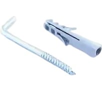 Г-образный крюк Стройбат с дюбелем 10 мм 2 шт 244091