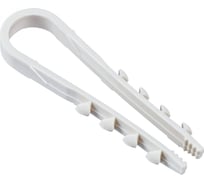 Дюбель-хомут круглый НЗЭТК 100шт 11-18, белый 98104