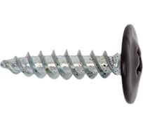 Саморез с пресс-шайбой Доброга 4,2x19 цинк 1000 шт. RAL8019 Серо-коричневый ТД-00008123