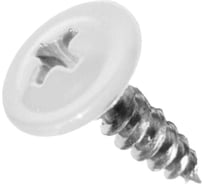 Саморез с пресс-шайбой Доброга 4,2x16 цинк 1000 шт. RAL9003 Белый ТД-00007473