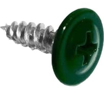 Саморез с пресс-шайбой Доброга 4,2x19 цинк 1000 шт. RAL6005 Темно-зеленый ТД-00015465