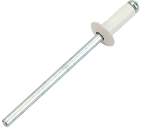 Заклепка вытяжная Доброга 4.8x12 цинк RAL 9003 Белый 500 шт. ЦБ-00023377
