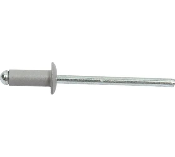 Заклепка вытяжная Доброга 4x10 цинк RAL 7004 Серый 1000 шт. ТД-00004400