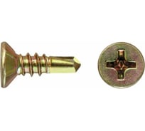 Саморез оконный Доброга 3,9x13, желтый цинк,, сверло, 25000 шт. ЦБ-00024135