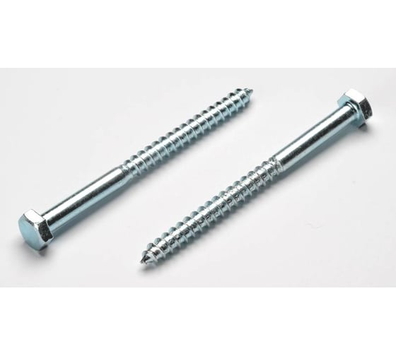 Шуруп Доброга шестигранная головка, 10,0x40 цинк 800 шт. ЦБ-0035447 1