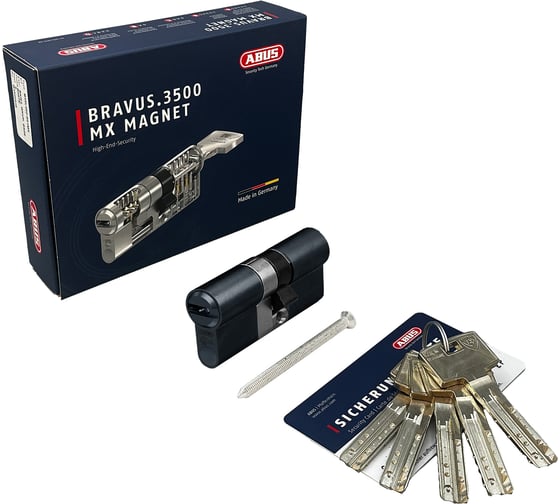 Механизм цилиндровый ABUS BRAVUS 3500 MAGNET 135(45x90) ключ/ключ MX PRO MBL (5 key) 11003053