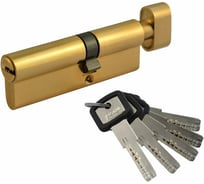Цилиндровый механизм НОРА-М ЛПУВ.УК-90 50-40в латунь 16108