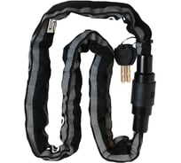 Замок навесной БУЛАТ ВС 620Ц d6х1000 мм, с цепью, 2 ключа 15902