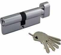 Цилиндровый механизм НОРА-М ЛУВ-80 40-40 хром Х 5341