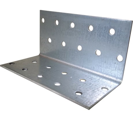 Крепежный угол КрепСтройГрупп равносторонний KUR-100х50х50х2 мм 145684