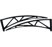 Каркас козырька (навеса) ВПМ одинарный, серый 6189424