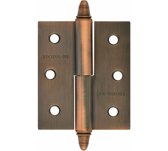 Петля НОРА-М 610-3" AC мед.покр. левая 2,5 мм №2 11628