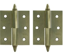 Петля НОРА-М 610-3" AВ брон.покр. левая 2,5 мм №2 11630