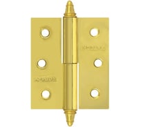 Петля НОРА-М 610-3" PB латун.покр. правая 2,5 мм №2 10614