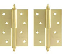 Петля НОРА-М 610-4" SВ мат.латун.покр. левая 2,5 мм №2 10565