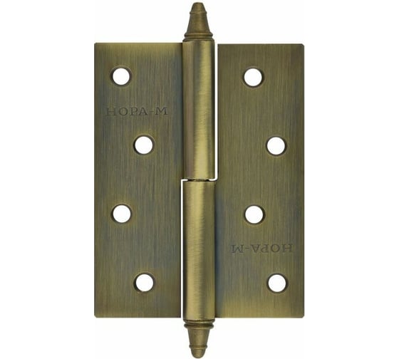 Петля НОРА-М 610-4" мат.брон.покр. левая 2,5 мм 14445