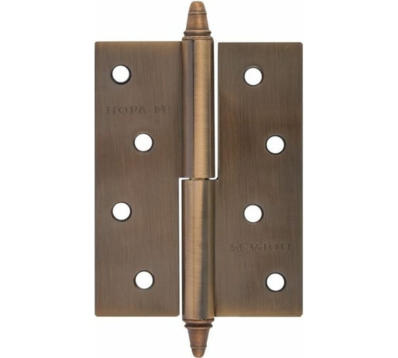 Петля НОРА-М 610-4" AC мед.покр. левая 2,5 мм №2 10563