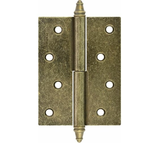 Петля НОРА-М 610-4" застар.бронза левая 100x75x2.5 5468 1