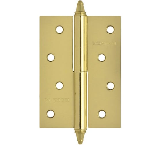 Петля НОРА-М 610-4" PB латун.покр. правая 2,5 мм №2 10568 1