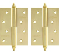 Петля НОРА-М 610-4" SВ мат.латун.покр. правая 2,5 мм №2 10566