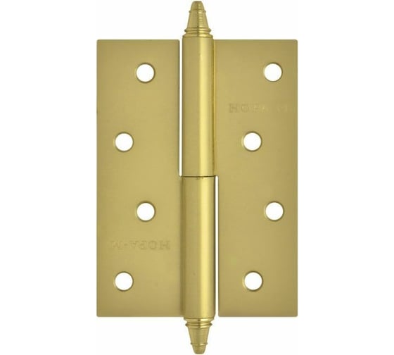 Петля НОРА-М 610-4" SВ мат.латун.покр. правая 2,5 мм №2 10566