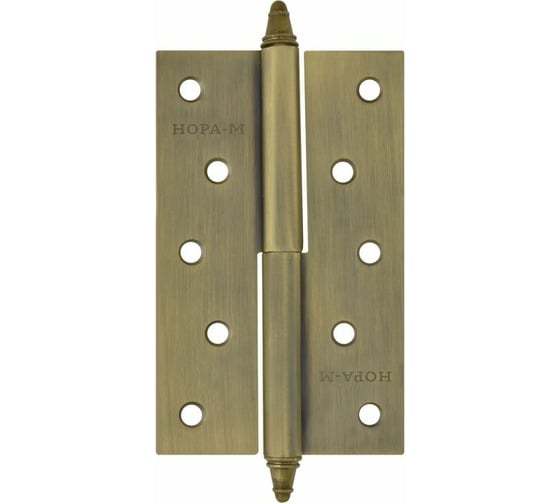 Петля НОРА-М 610-5" мат.брон.покр. левая 2,5 мм 14447 1