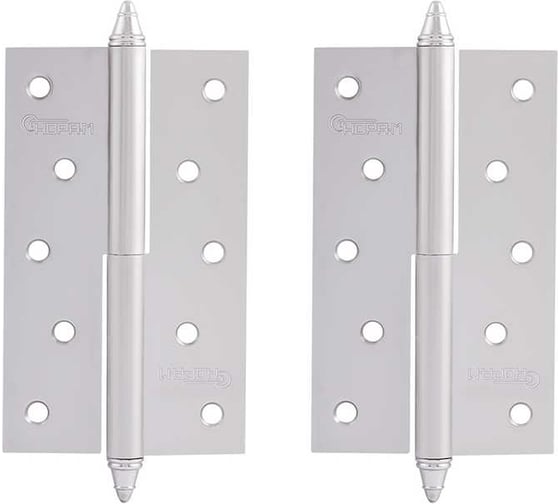 Петля НОРА-М 610-5" мат.хром.покр. левая 2,5 мм №2 12111 1