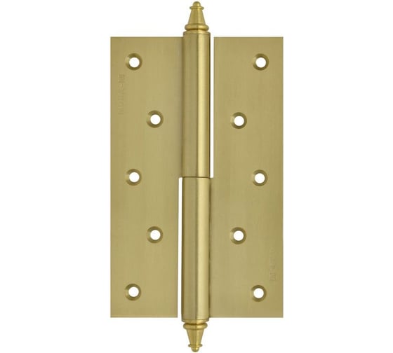 Петля НОРА-М 610-5" SВ мат.латун.покр. левая 2,5 мм №2 10621