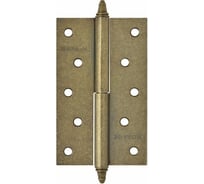 Петля НОРА-М 610-5" застар.бронза левая 125x75x2.5 5462