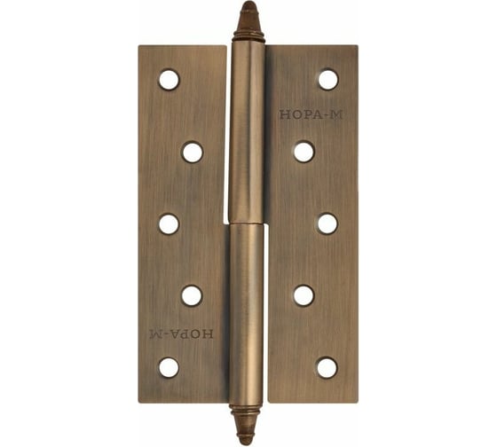 Петля НОРА-М 610-5" AC мед.покр. правая 2,5 мм №2 10616