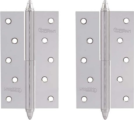 Петля НОРА-М 610-5" CР хром.покр. правая 2,5 мм №2 10623