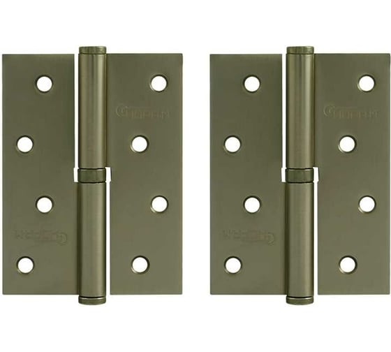 Петля НОРА-М 750-4" брон.покр. правая 2,5 мм №2 10585