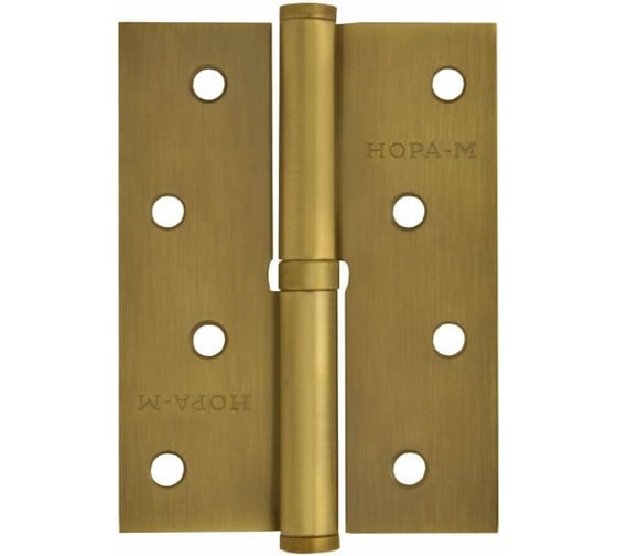 Петля НОРА-М 750-4" мат.кофе правая 2,5 мм №2 16377