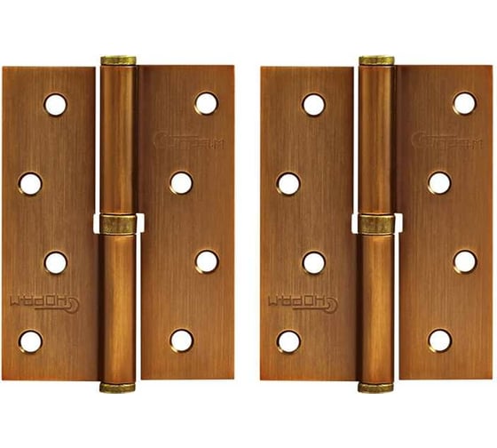 Петля НОРА-М 750-4" мат.кофе правая 2,5 мм №2 16377 1