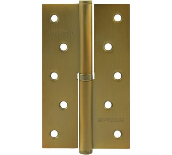Петля НОРА-М 750-5" мат.кофе левая 2,5 мм №2 16380