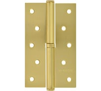 Петля НОРА-М 750-5" мат.латун.покр. левая 2,5 мм №2 11860