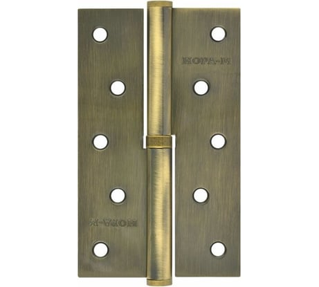 Петля НОРА-М 750-5" брон.покр. правая 2,5 мм №2 11627