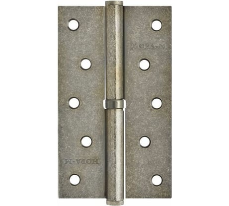 Петля НОРА-М 750-5" застар.серебро правая 2,5 мм 12950