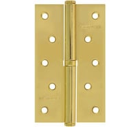 Петля НОРА-М 750-5" латун.покр. правая 2,5 мм №2 10596