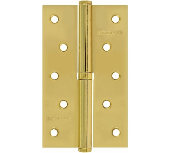 Петля НОРА-М 750-5" латун.покр. правая 2,5 мм №2 10596