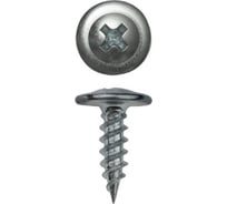 Саморез Квадра пресс-шайба, острый конец, 4.2x32 мм, цинк, кop. 250 шт. 420321050250