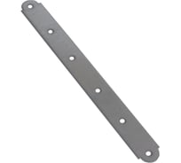 Крепежная мебельная пластина КрепСтройГрупп, белый цинк, LW5 200х20х2 мм 145555