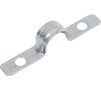 Металлическая двухлапковая скоба Промрукав усиленная, противопожарная, СМДУ d14-15 мм, отв. d 6.5 мм, 100 шт. PR13.02435