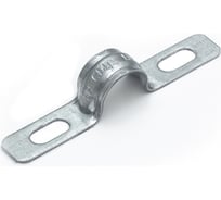 Металлическая двухлапковая скоба Промрукав усиленная, противопожарная, СМДУ d12-13 мм, 100 шт. PR13.02410