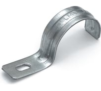 Металлическая однолапковая скоба Промрукав усиленная, противопожарная, СМОУ d31-32 мм, 50 шт. PR13.02404